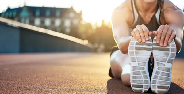 Återhämtning med hjälp av knäskydd